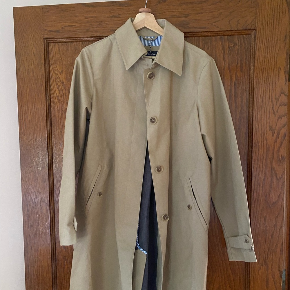 NWOT Classic Women’s Khaki Trench — Lands End, M